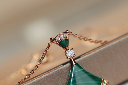 [Kaelin Vow]DREAM NECKLACE MALACHITE DIAMOND