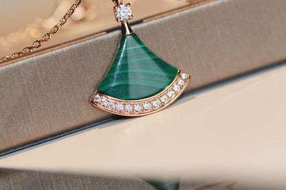 [Kaelin Vow]DREAM NECKLACE MALACHITE DIAMOND