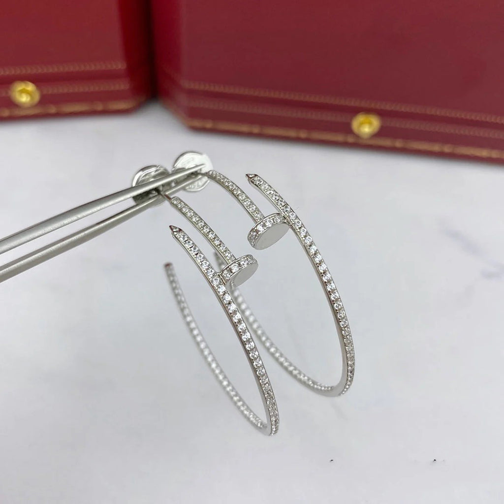 [Kaelin Vow]JUSTE FULL DIAMOND LARGE EARRINGS