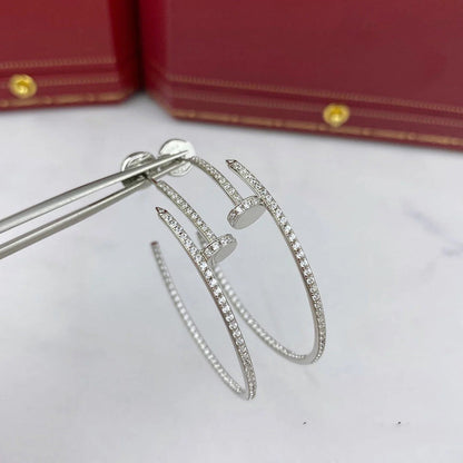 [Kaelin Vow]JUSTE FULL DIAMOND LARGE EARRINGS