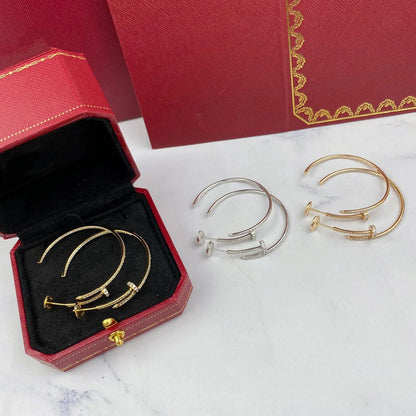 [Kaelin Vow]JUSTE FULL DIAMOND LARGE EARRINGS