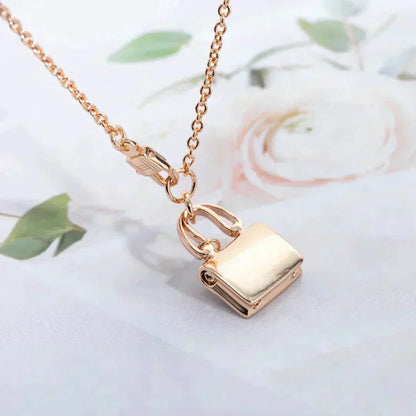 [Kaelin Vow]AMULETTE PEDANT ROSE GOLD NECKLACE