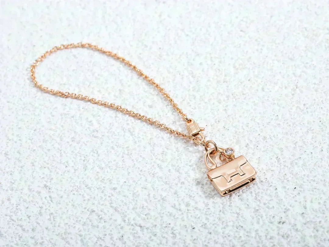 [Kaelin Vow]AMULETTE PEDANT ROSE GOLD NECKLACE