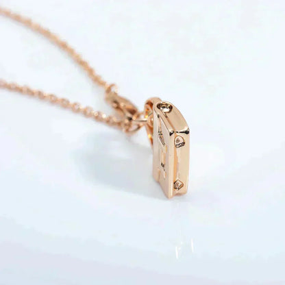 [Kaelin Vow]AMULETTE PEDANT ROSE GOLD NECKLACE