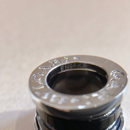 [Kaelin Vow]ZERO 1 BLACK CERAMIC SILVER NECKLACE