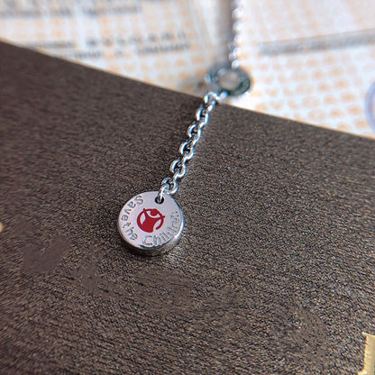 [Kaelin Vow]ZERO 1 BLACK CERAMIC SILVER NECKLACE