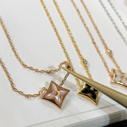 [Kaelin Vow]STAR BLACK MOP NECKLACE