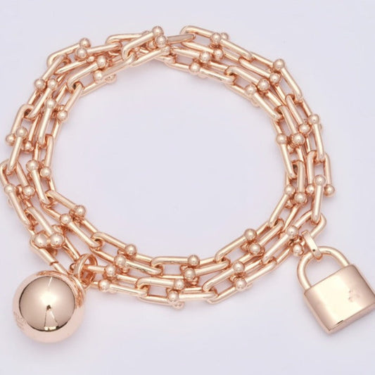 [Kaelin Vow]HARDWEAR WRAP ARMBAND ROSÉGOLD