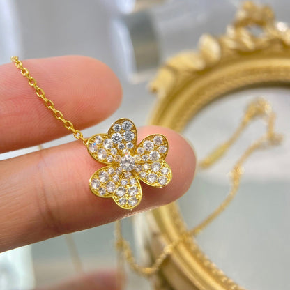 [Kaelin Vow]FLOWER DIAMOND NECKLACE