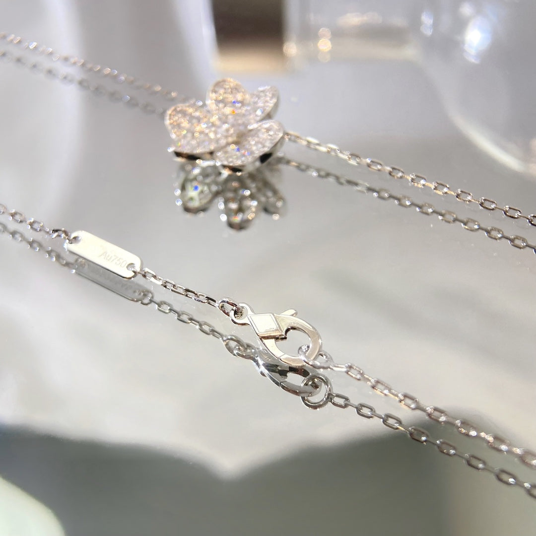 [Kaelin Vow]FLOWER DIAMOND NECKLACE