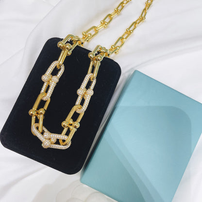 [Kaelin Vow]HARDWEAR NECKLACE DIAMOND PAVED