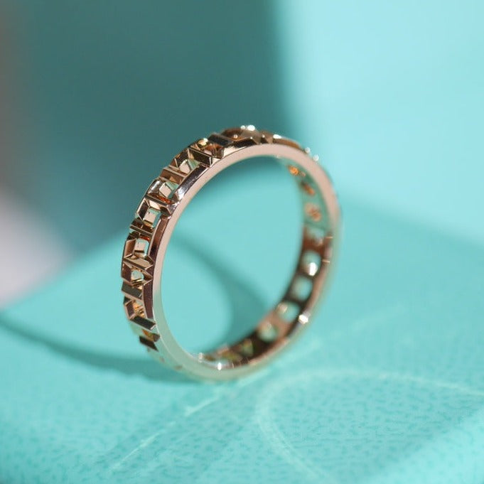 [Kaelin Vow]T TRUE 3.5MM PINK GOLD RING