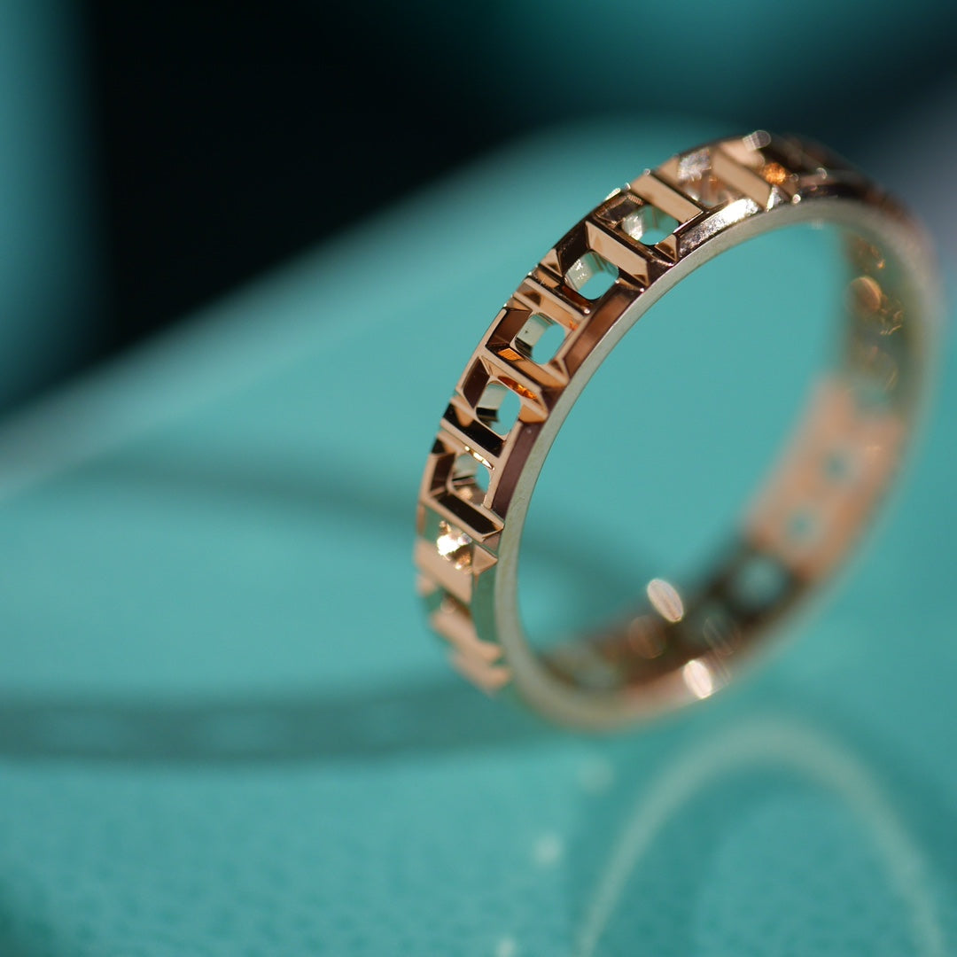 [Kaelin Vow]T TRUE 3.5MM PINK GOLD RING