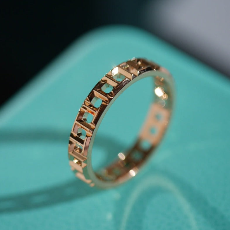 [Kaelin Vow]T TRUE 3.5MM PINK GOLD RING