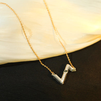[Kaelin Vow]VOLT SILVER DIAMOND PEDANT NECKLACE