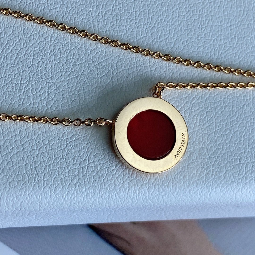 [Kaelin Vow]T DIAMOND CIRCLE PEDANT NECKLACE
