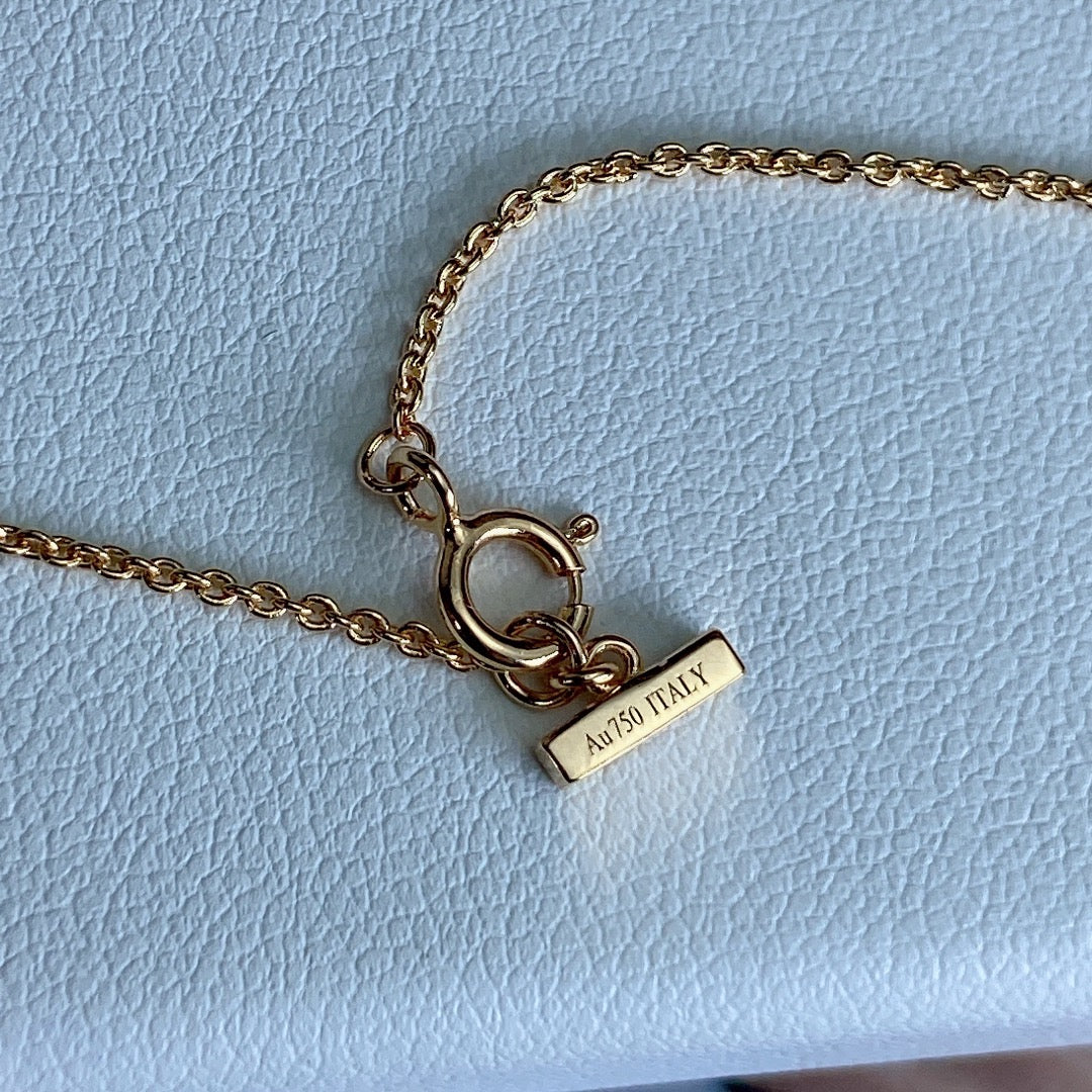 [Kaelin Vow]T DIAMOND CIRCLE PEDANT NECKLACE