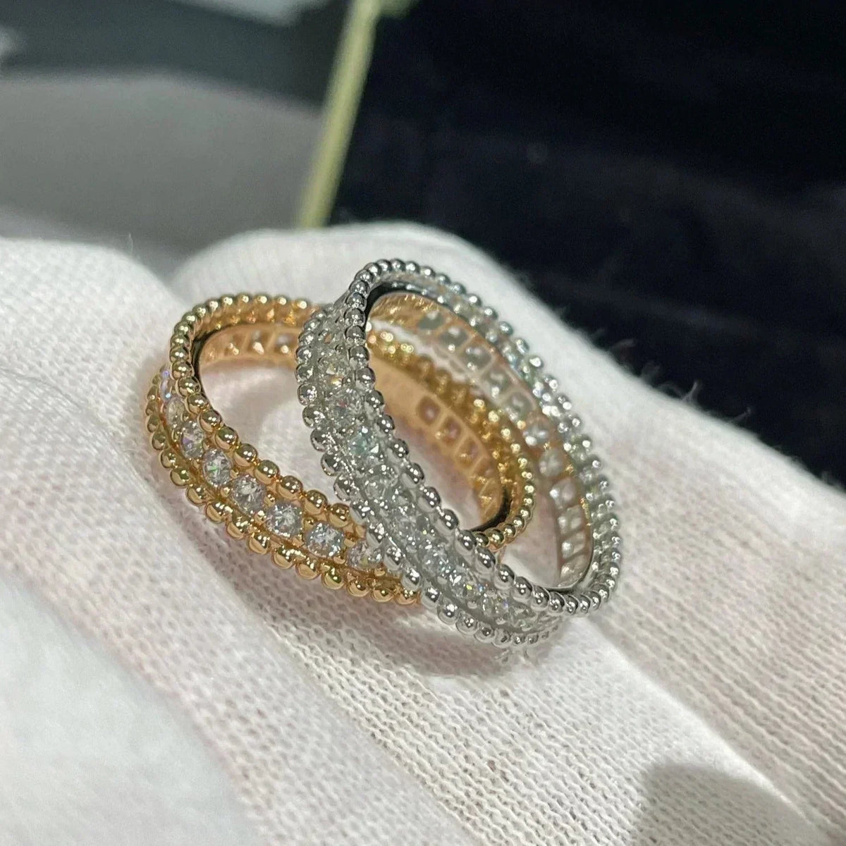 [Kaelin Vow]PERLEE DIAMOND ROSE GOLD RING