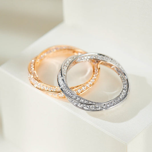 [Kaelin Vow]SPIRAL DIAMOND RING