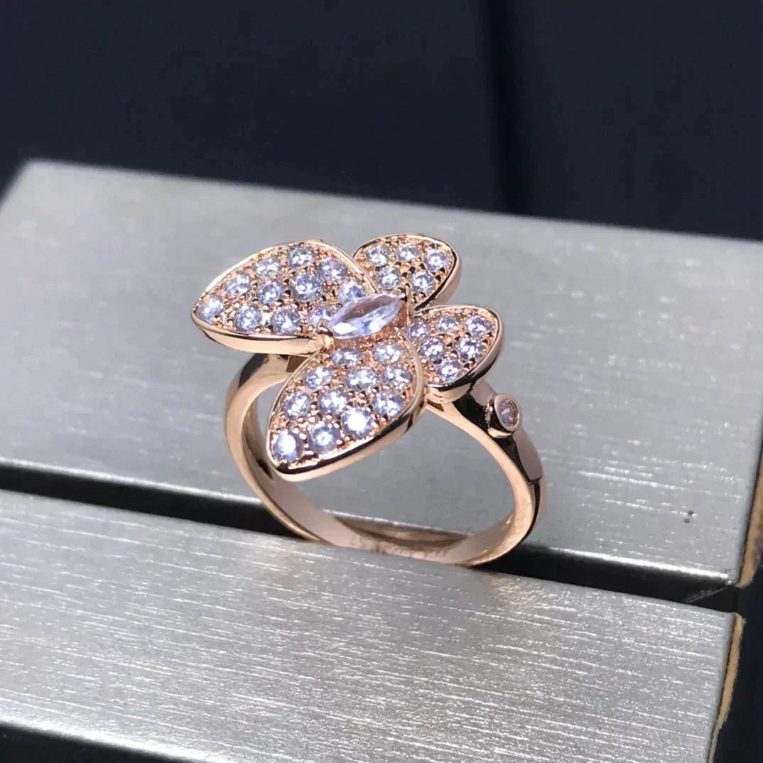 [Kaelin Vow]BUTTERFLY PINK GOLD DIAMOND RING