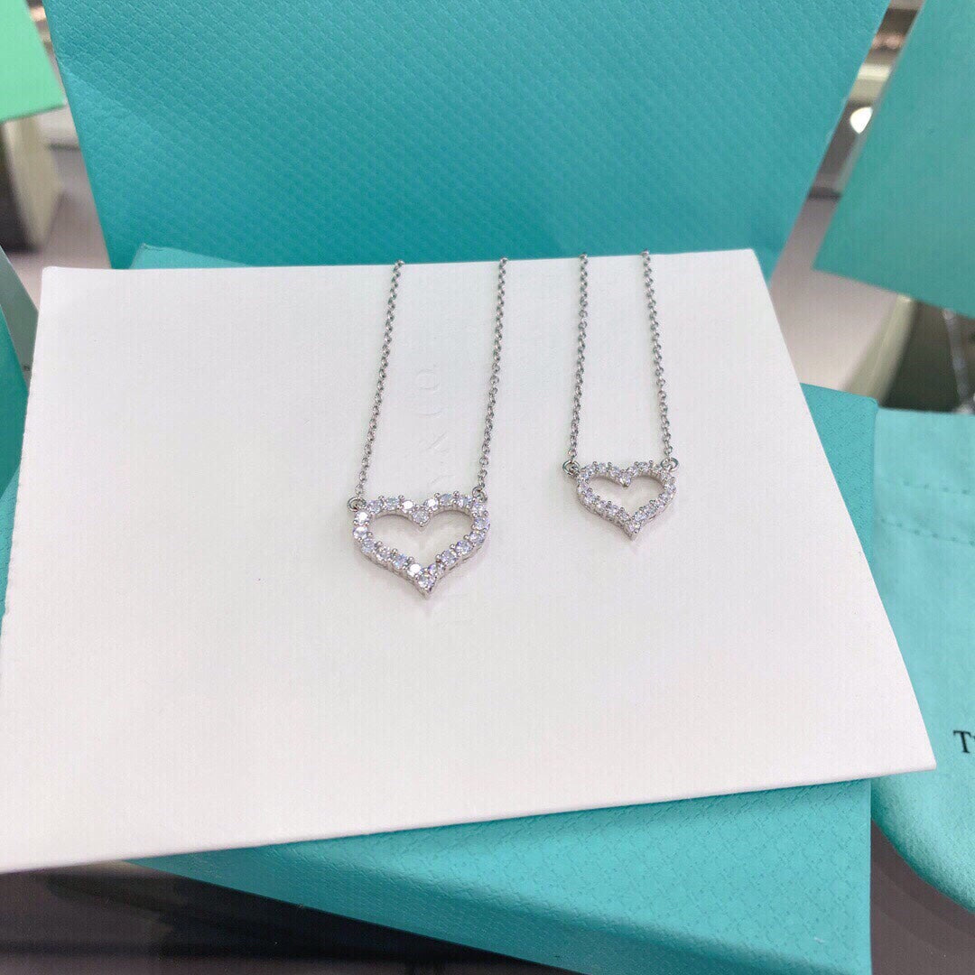 [Kaelin Vow]HEART-SHAPED DIAMOND NECKLACE