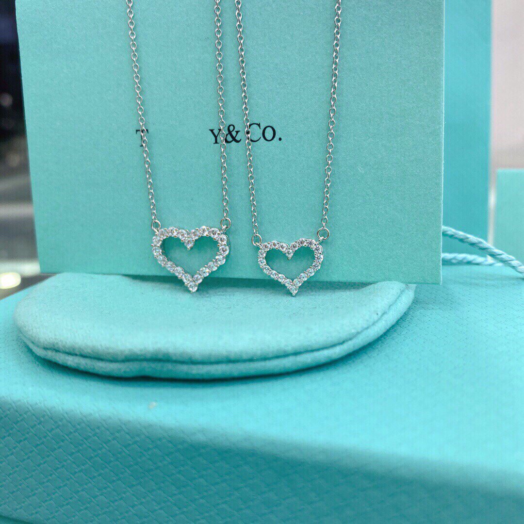 [Kaelin Vow]HEART-SHAPED DIAMOND NECKLACE