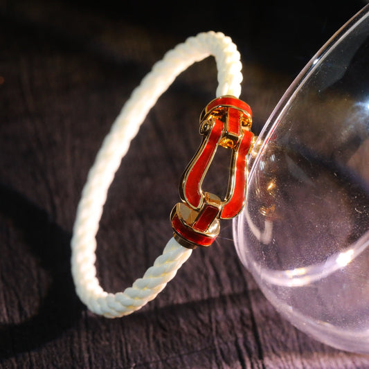[Kaelin Vow]FORCE 10 WEISSES TEXTIL MIT DIAMANTBESATZ