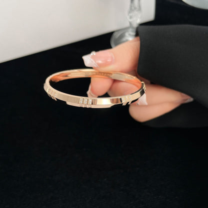 [Kaelin Vow]ATLAS BRACELET 6MM DIAMOND PINK GOLD
