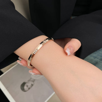 [Kaelin Vow]ATLAS BRACELET 6MM DIAMOND PINK GOLD