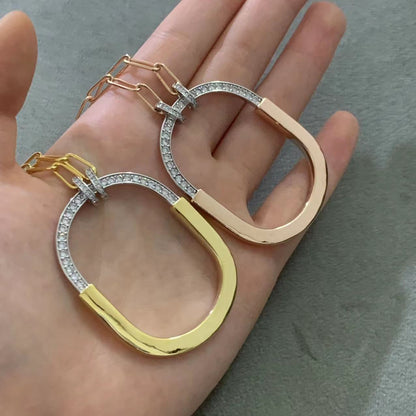[Kaelin Vow]LOCK DIAMOND NECKLACE