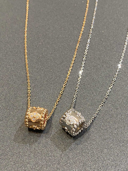[Kaelin Vow]PERLEE PEDANT SIVLER DIAMOND NECKLACE