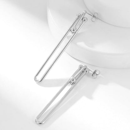 [Kaelin Vow]HARDWEAR LONG DROP EARRINGS