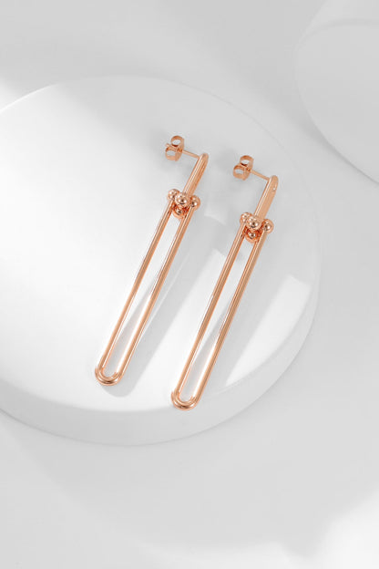 [Kaelin Vow]HARDWEAR LONG DROP EARRINGS