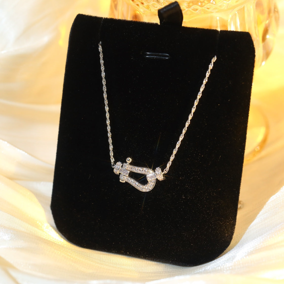 [Kaelin Vow]FORCE 10 DIAMANT-SILBER-HALSKETTE MINI-MODELL