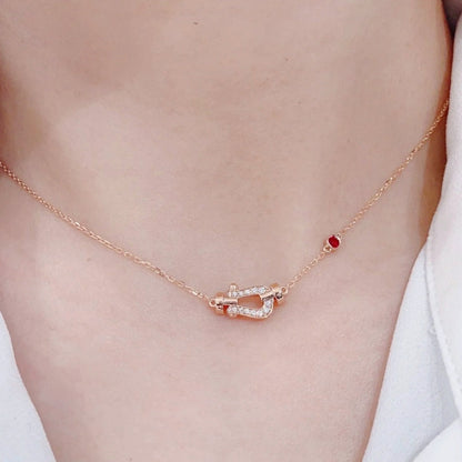 [Kaelin Vow]FORCE 10 DIAMANT HALSKETTE AUS ROSÉGOLD