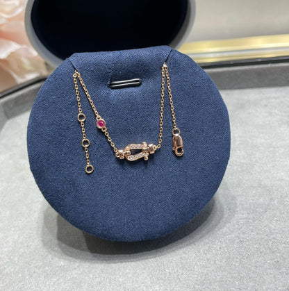 [Kaelin Vow]FORCE 10 DIAMOND CHAIN LINK PINK GOLD BRACELET