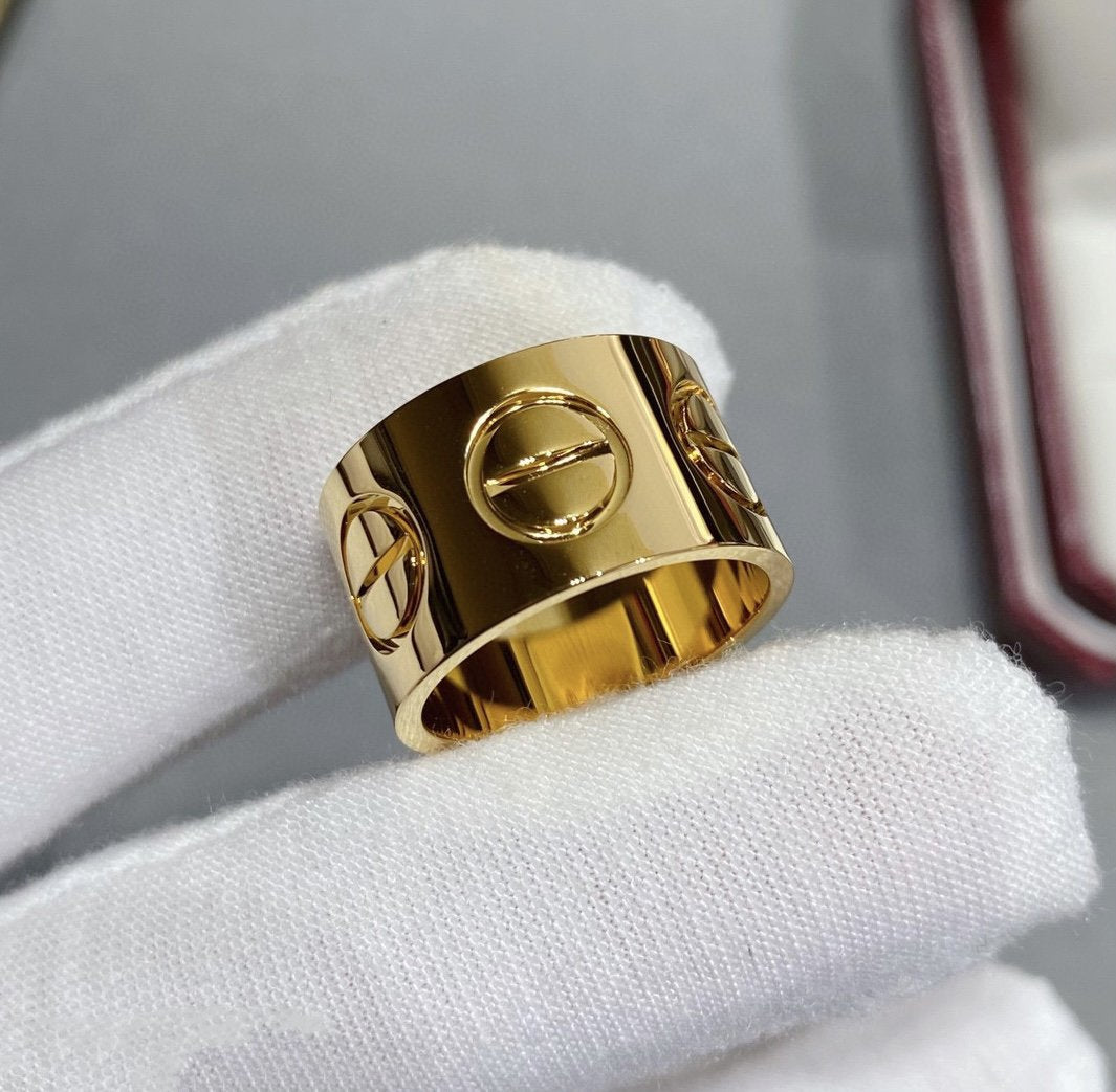 [Kaelin Vow]LOVE 11MM LARGE RING