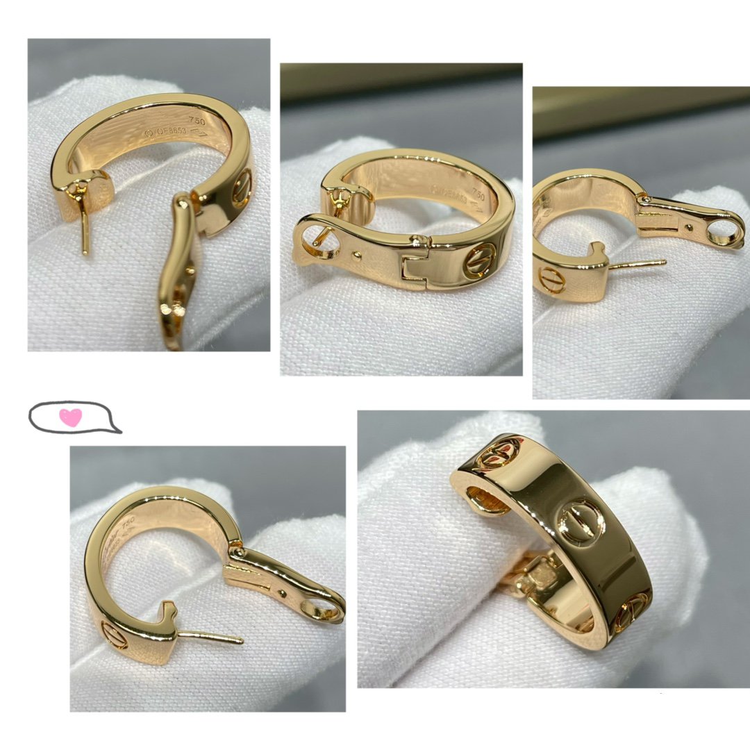 [Kaelin Vow] LOVE 5,5-MM-OHRRINGE