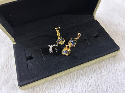 [Kaelin Vow]CLOVER PIETERSITE MEDIUM STUD EARRINGS