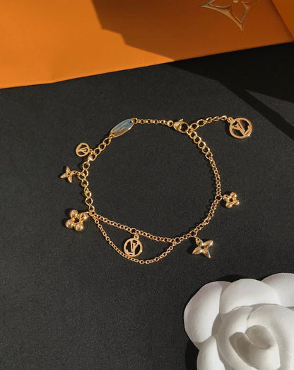 [Kaelin Vow]BLOOMING PINK GOLD MOP BRACELET