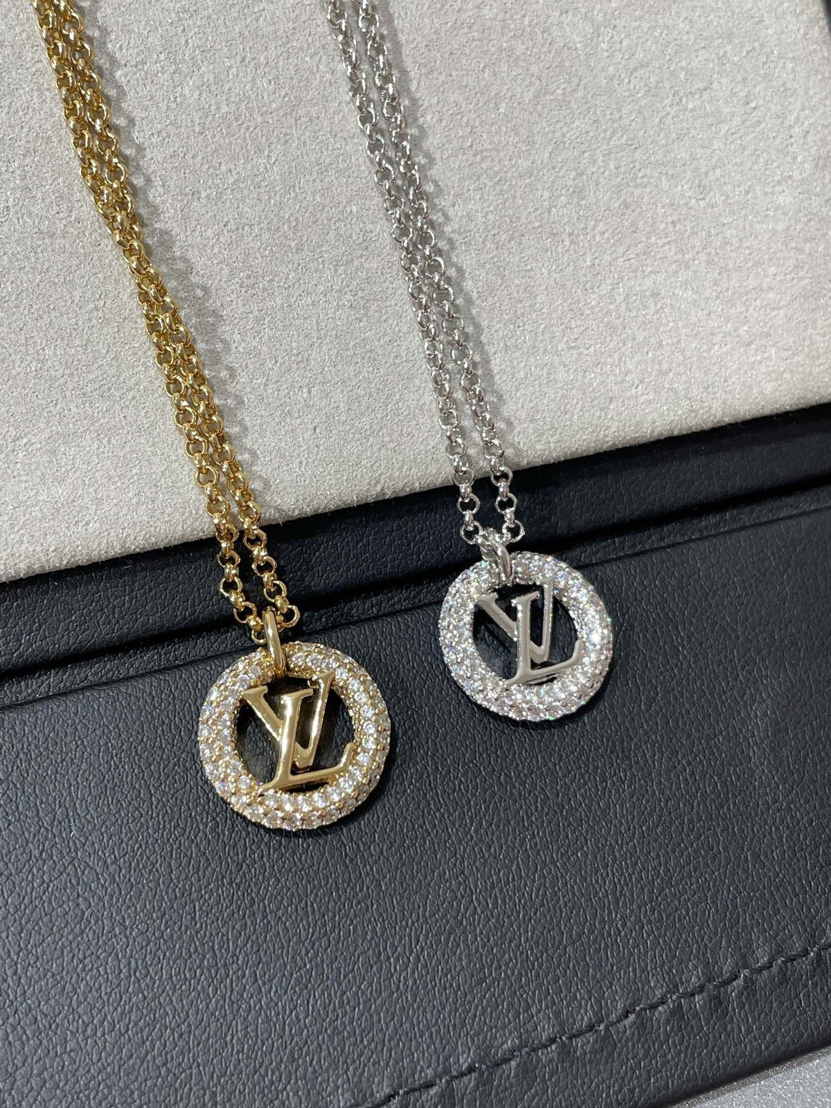 [Kaelin Vow]BY NIGHT DIAMOND PAVED NECKLACE