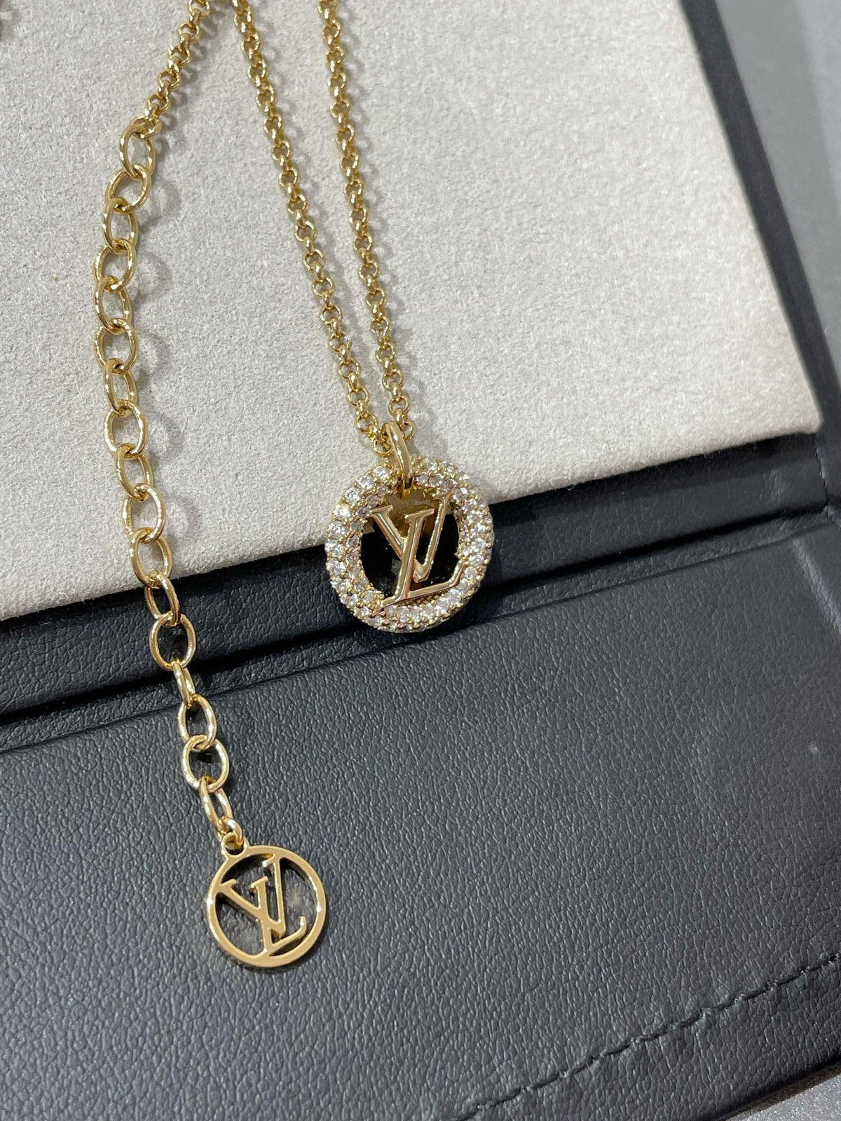 [Kaelin Vow]BY NIGHT DIAMOND PAVED NECKLACE
