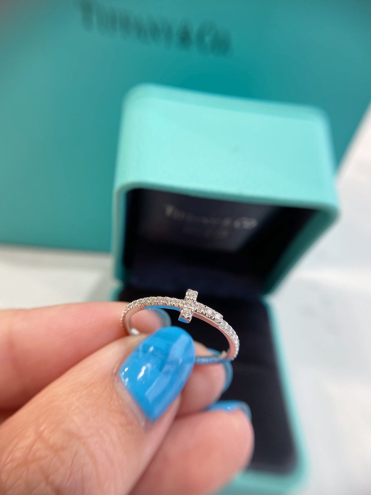 [Kaelin Vow]T SMALL RING DIAMOND SILVER