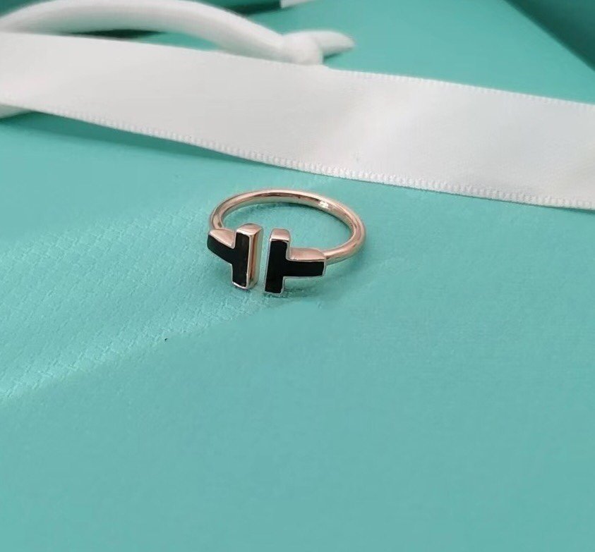 [Kaelin Vow]T SMALL ONYX PINK GOLD RING