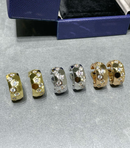 [Kaelin Vow]BEE LOVE DIAMOND HOOP EARRINGS