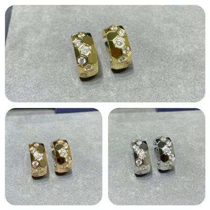[Kaelin Vow]BEE LOVE DIAMOND HOOP EARRINGS