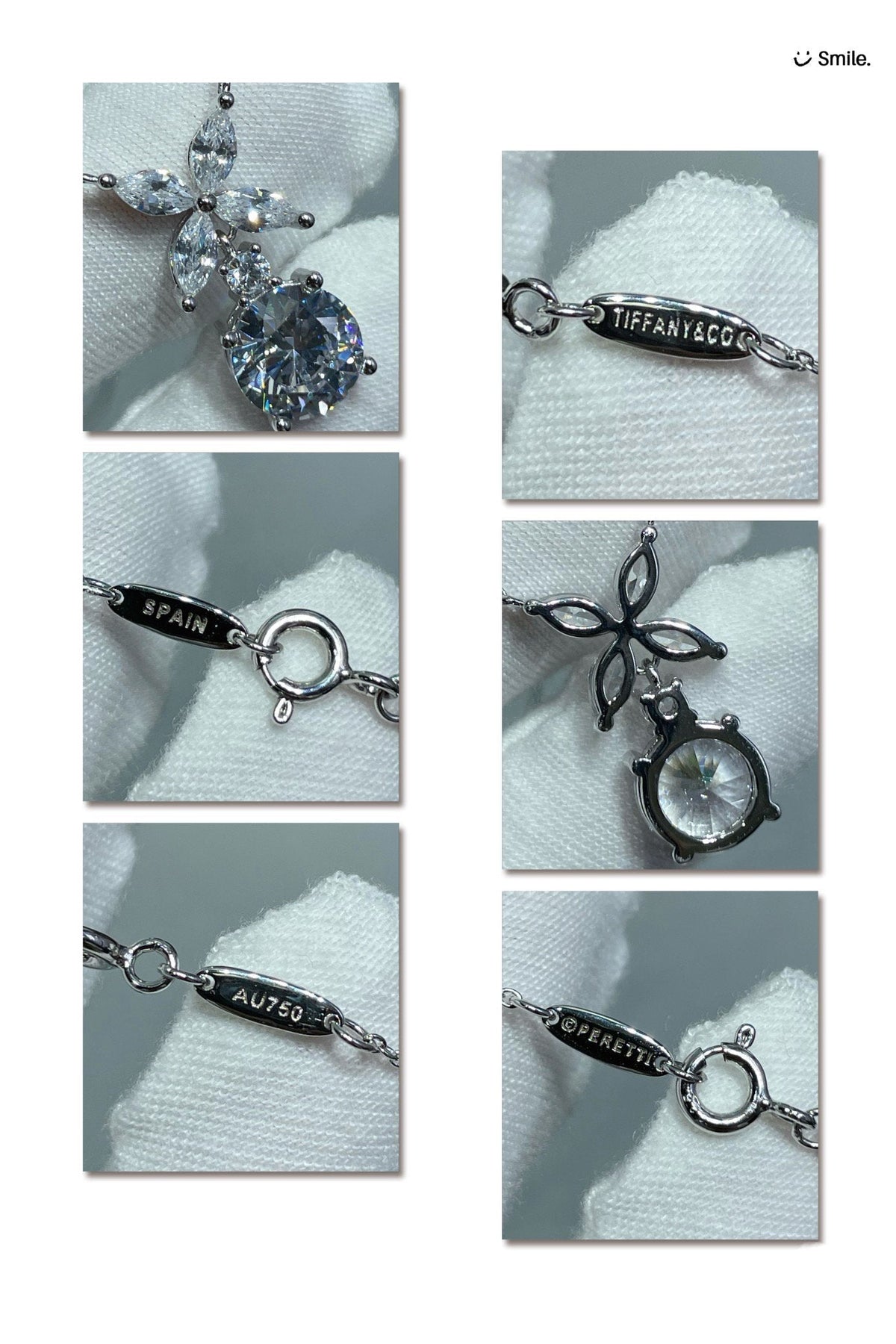 [Kaelin Vow]VICTORIA PENDANT SILVER DIAMOND NECKLACE