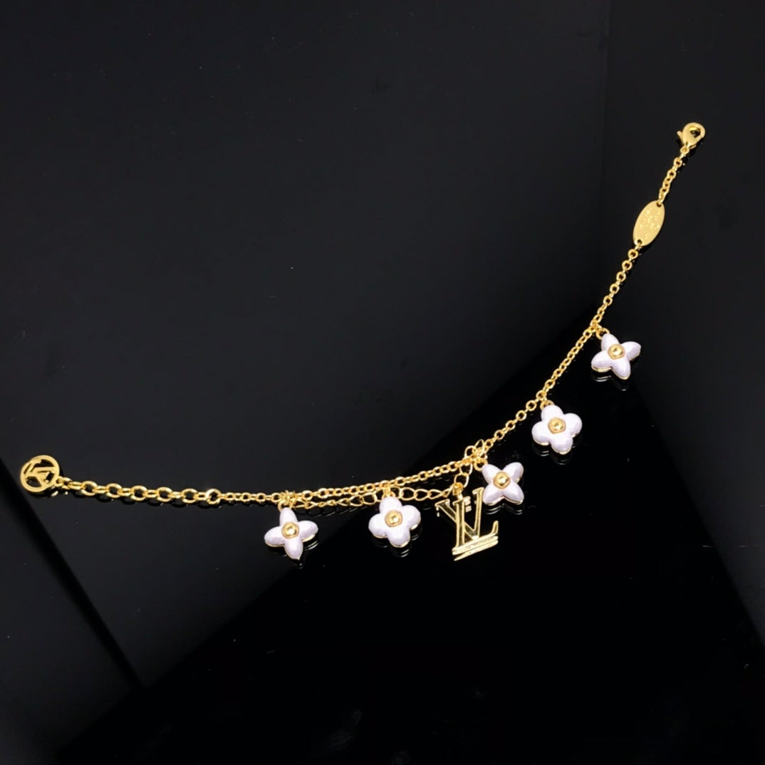 [Kaelin Vow]LOGO 6 MOTIF STAR AND SUN GOLD BRACELET
