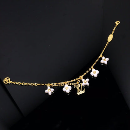 [Kaelin Vow]LOGO 6 MOTIF STAR AND SUN GOLD BRACELET