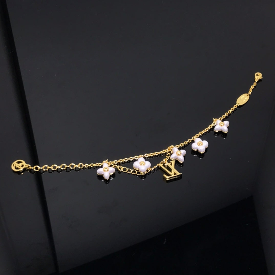 [Kaelin Vow]LOGO 6 MOTIF STAR AND SUN GOLD BRACELET